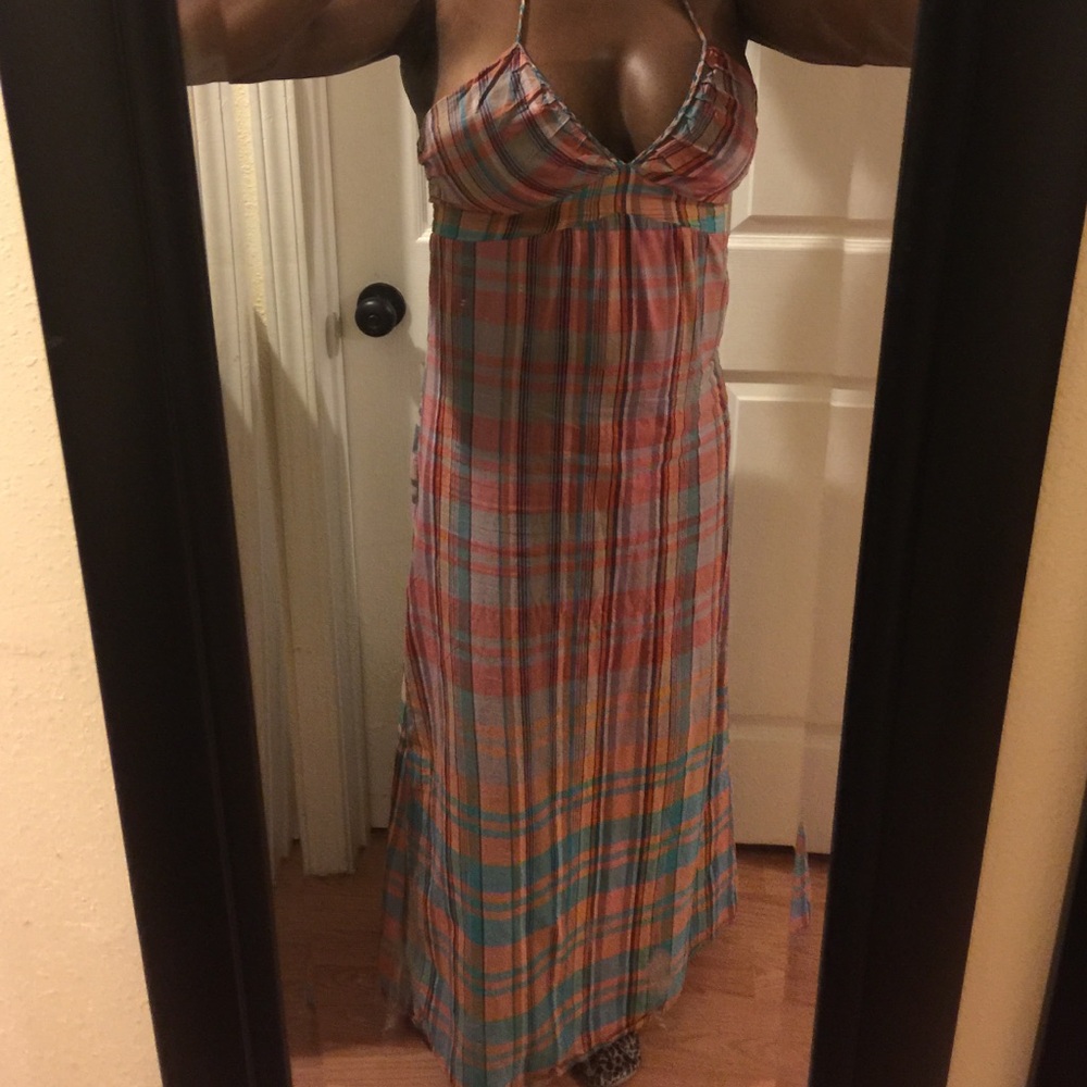 Ladies Maxi Halter Dress